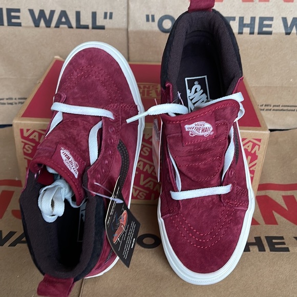 Vans Sk8-Hi MTE Blng Red/Chocolatetrt sneakers WMNS - Picture 12 of 16